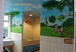 Disney sanitaire ruimte